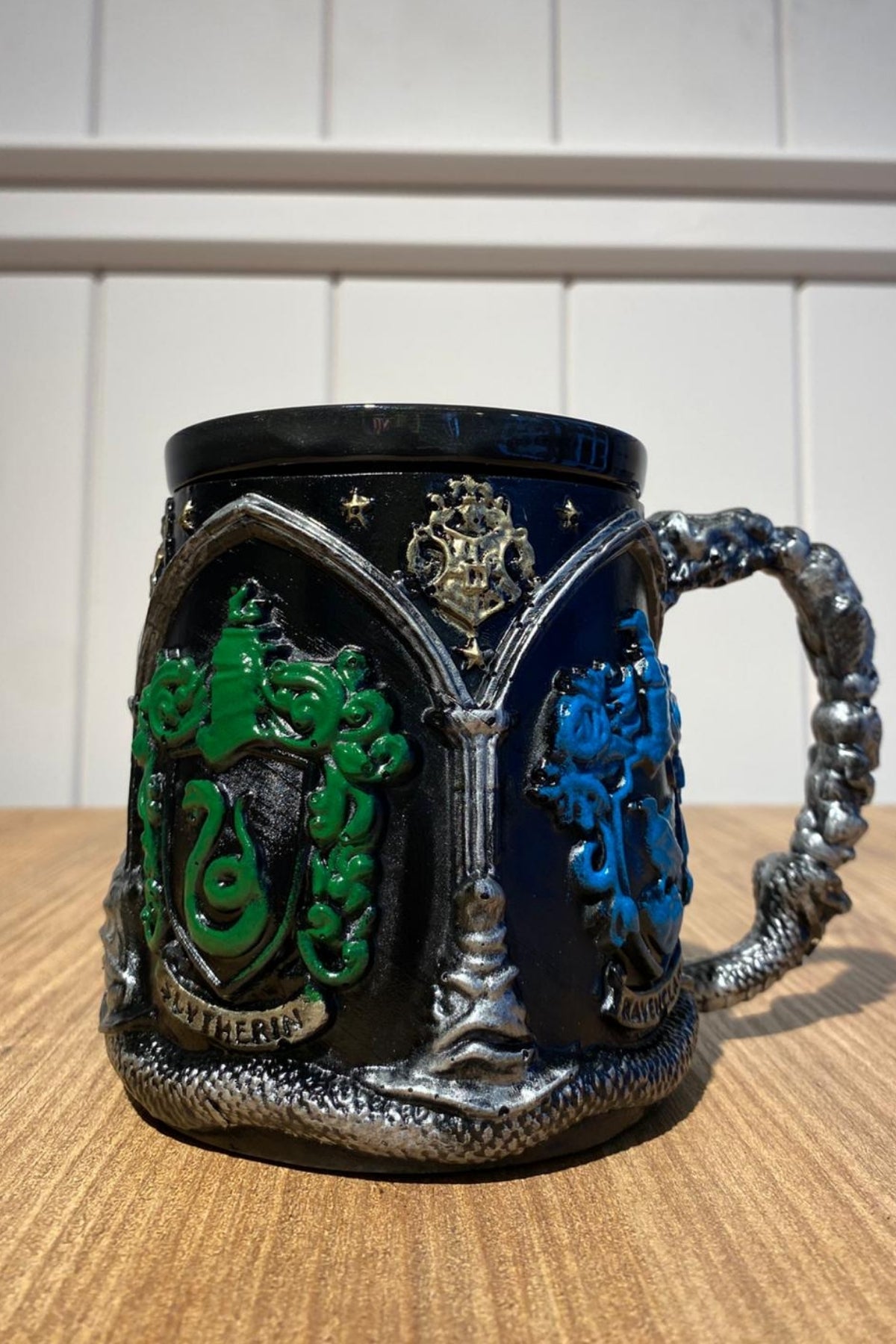 Wizard School Houses Mug – Fantasy Crest Collectible Cup