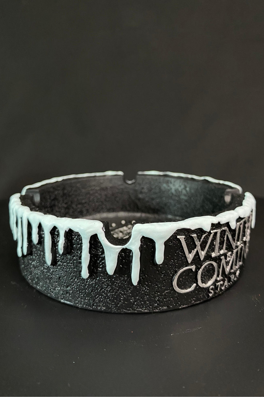 Winter Kingdom Ashtray – Frost Style Decorative Resin Piece