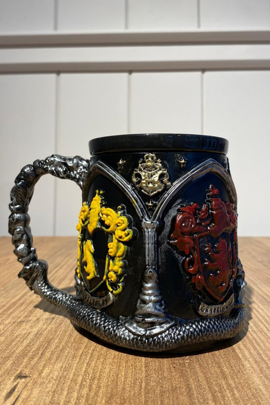 Wizard School Houses Mug – Fantasy Crest Collectible Cup