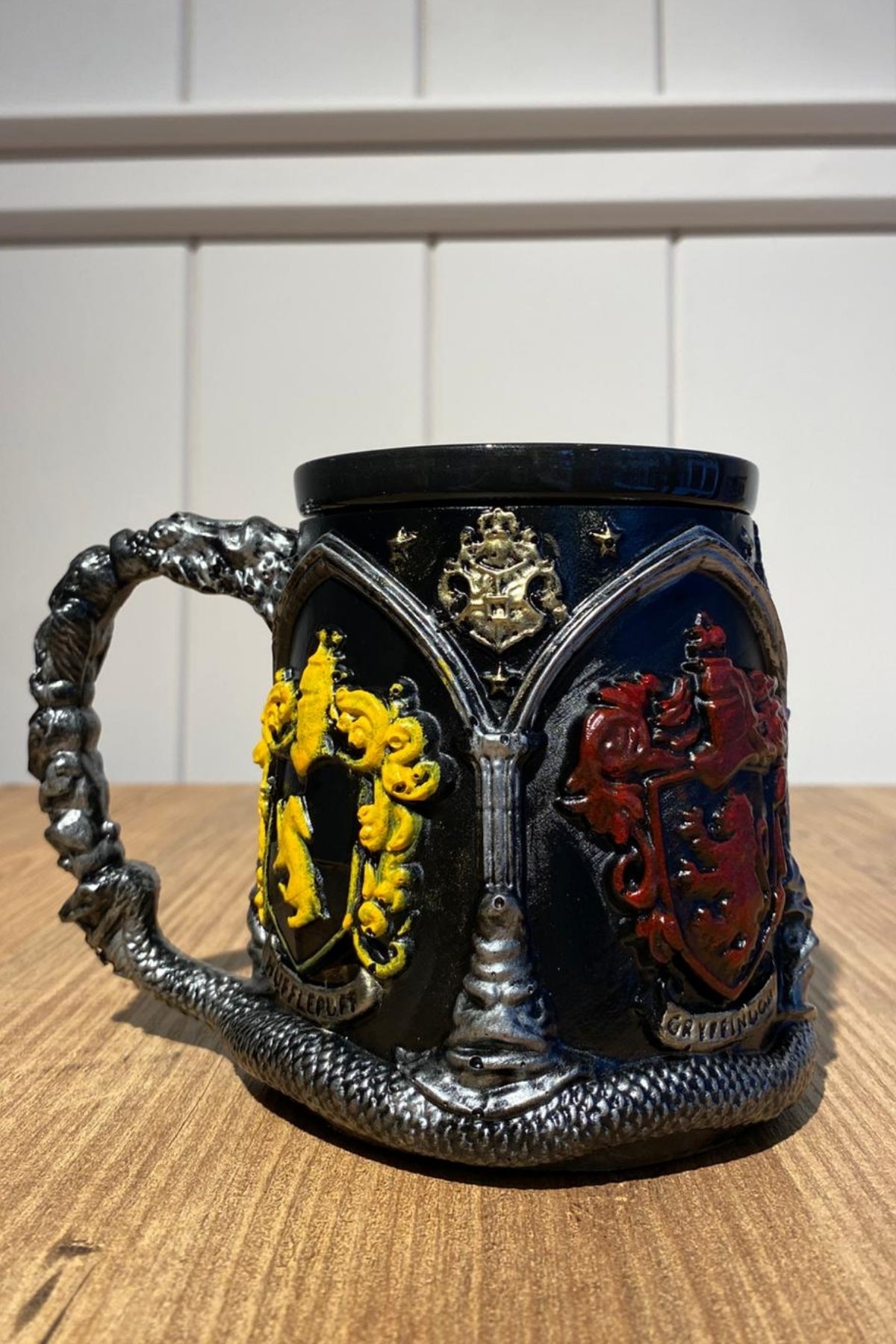 Wizard School Houses Mug – Fantasy Crest Collectible Cup
