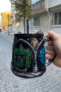Wizard School Houses Mug – Fantasy Crest Collectible Cup