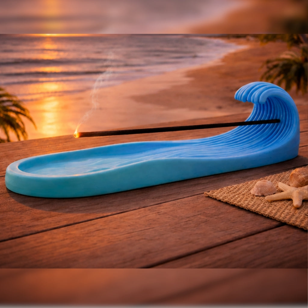 Ocean Wave Incense Holder