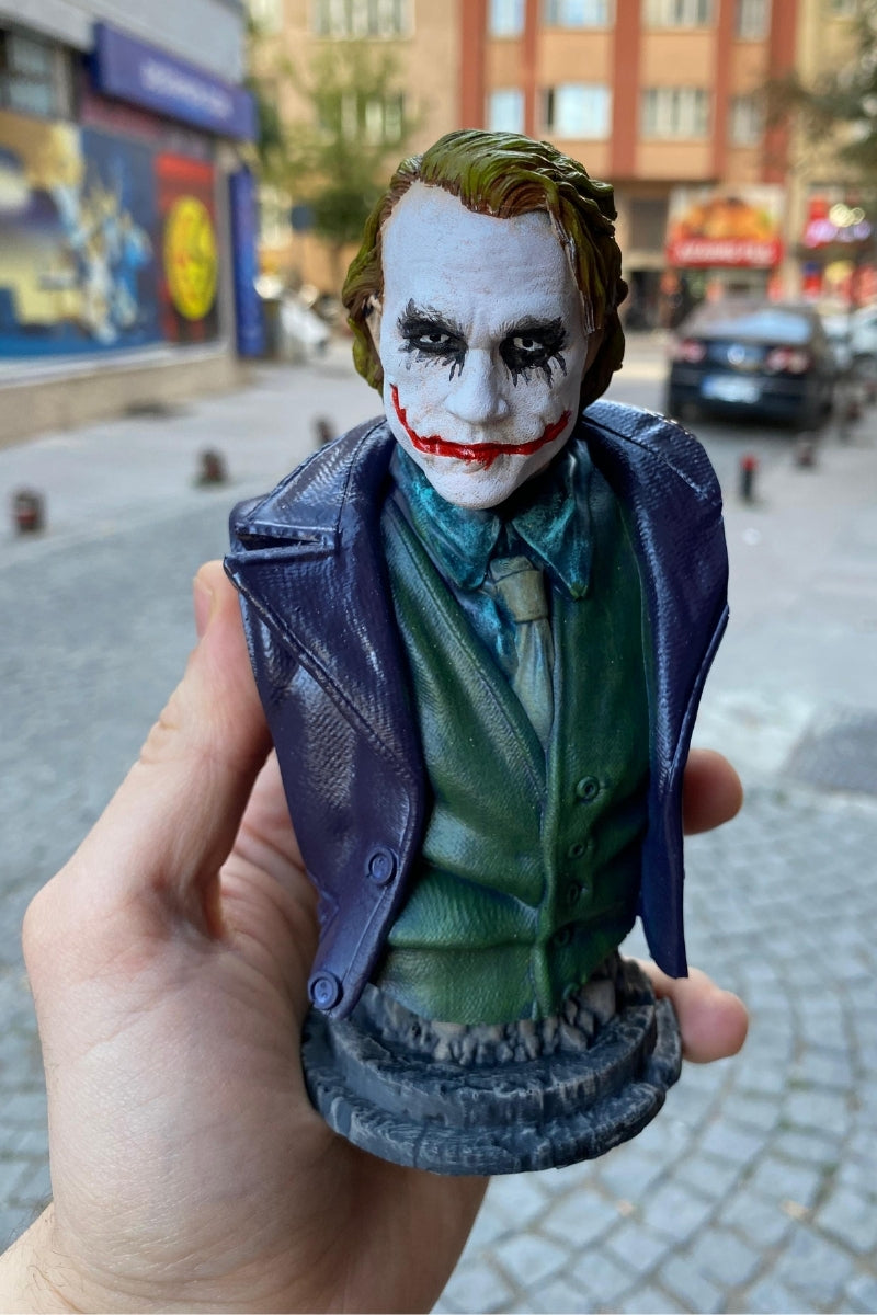 Clown Villain Bust Statue – Comic Movie Collector Figure