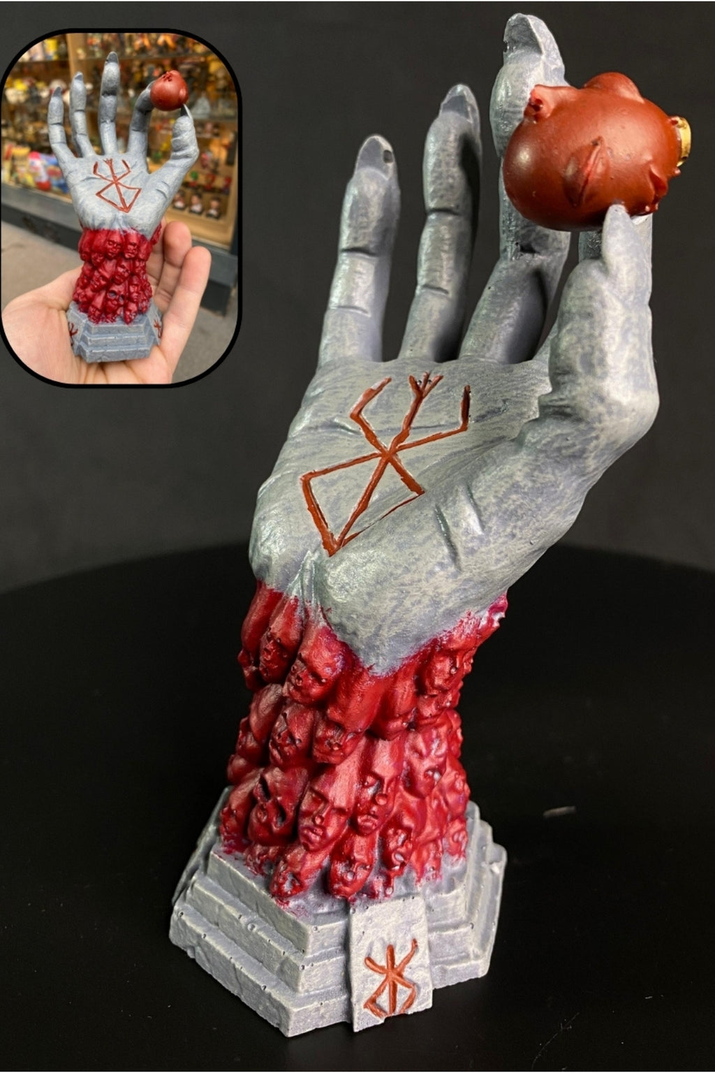 Cursed Hand Artifact – Dark Fantasy Resin Collectible