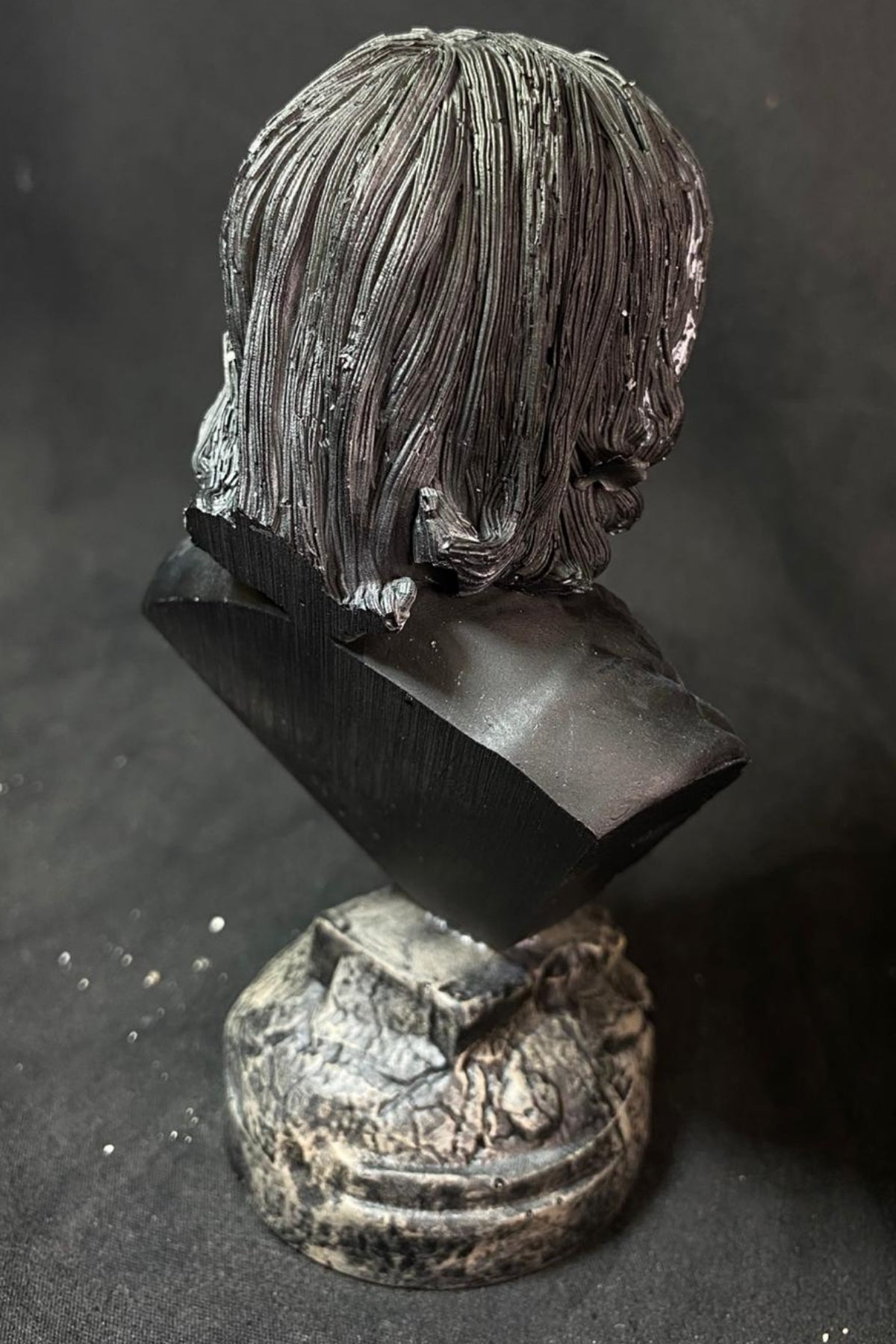 Dark Professor Bust – Gothic Wizard Resin Collectible