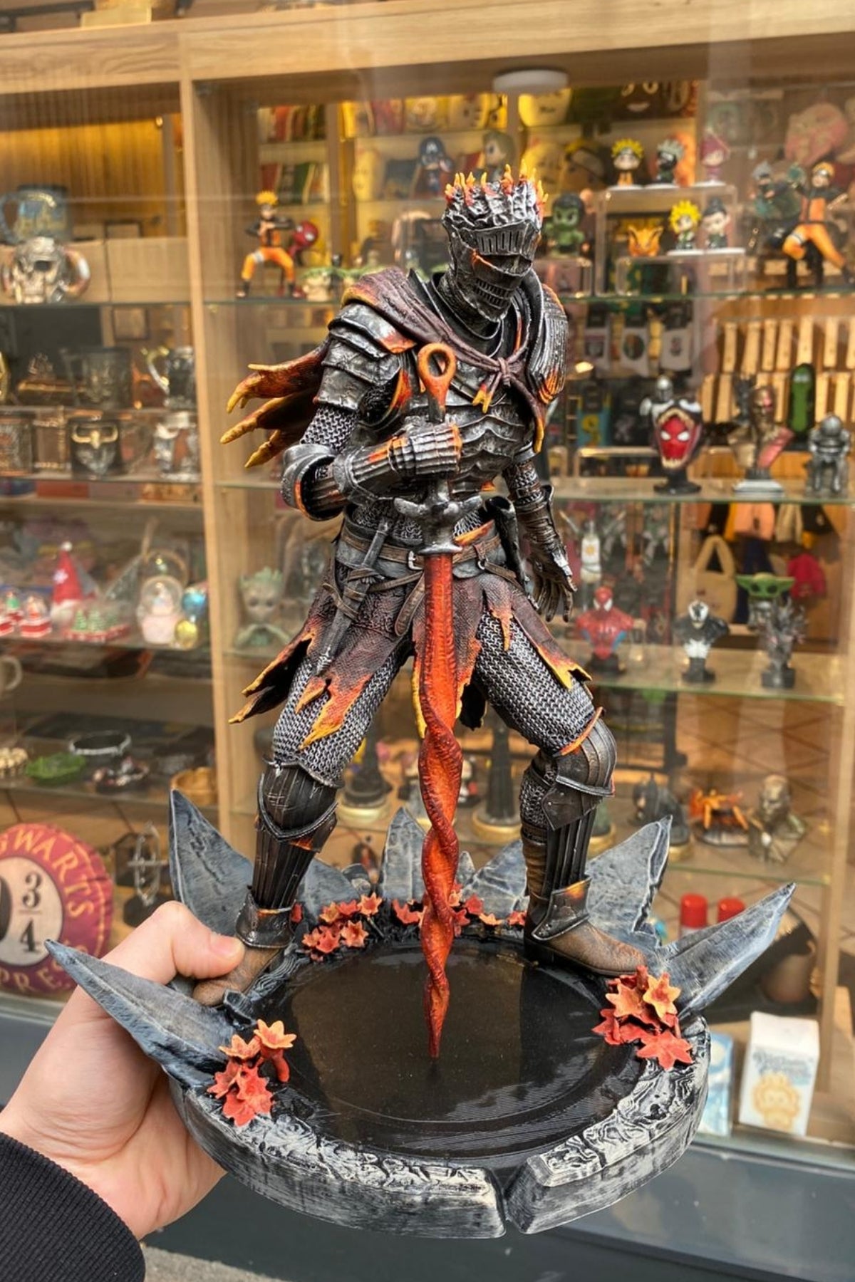 Flame Knight Statue –  Souls Inspired Fantasy Collectible