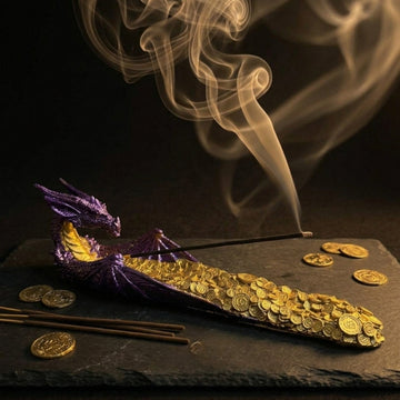 Purple Dragon Hoard Incense Holder