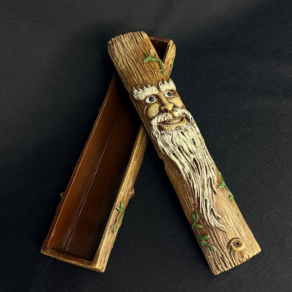 Wise Tree Incense Holder with Storage Compartment