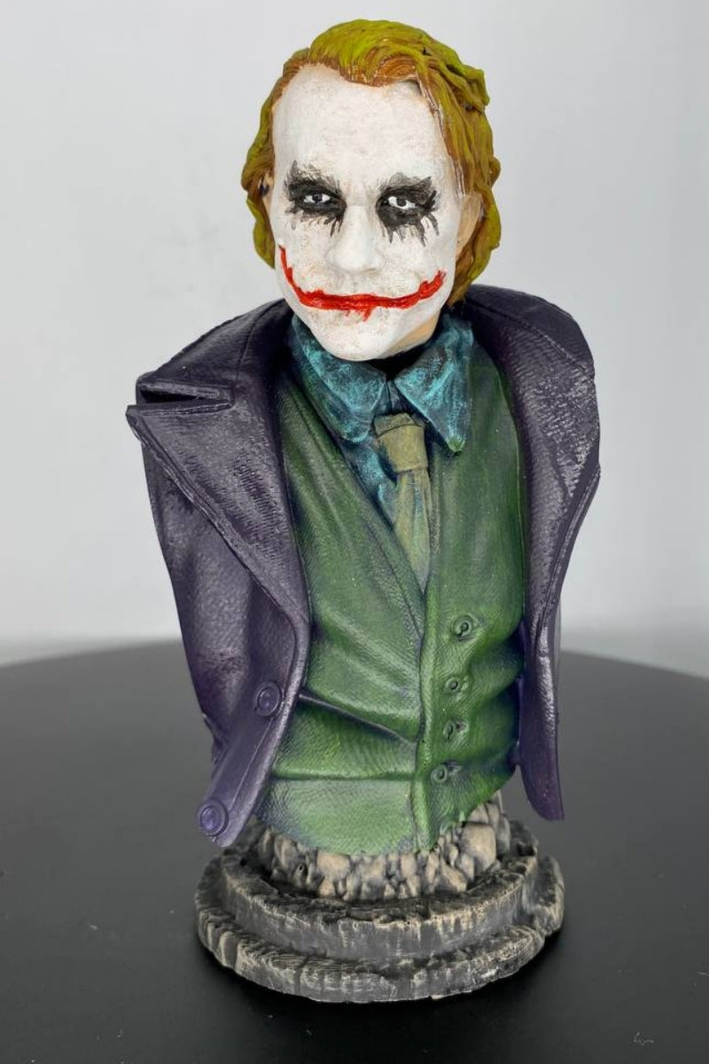 Clown Villain Bust Statue – Comic Movie Collector Figure