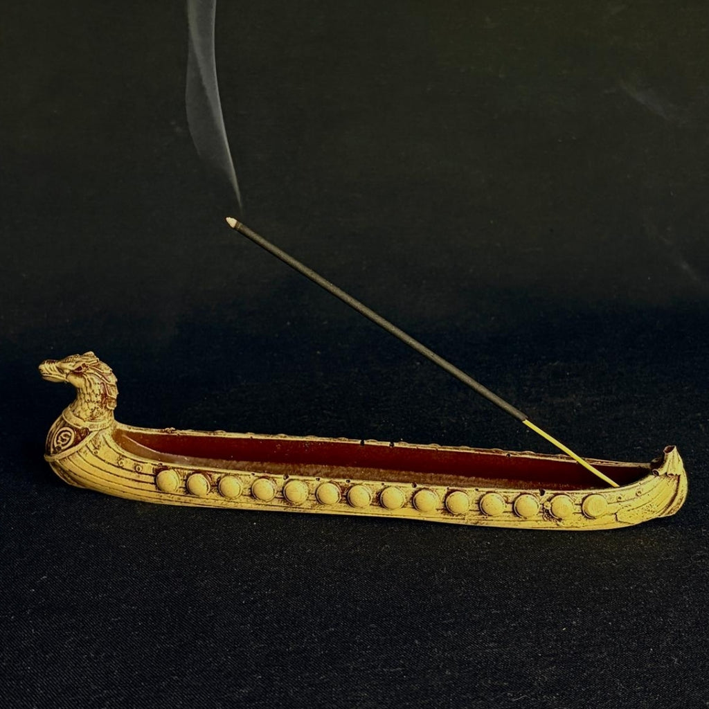 Viking Longship Incense Holder