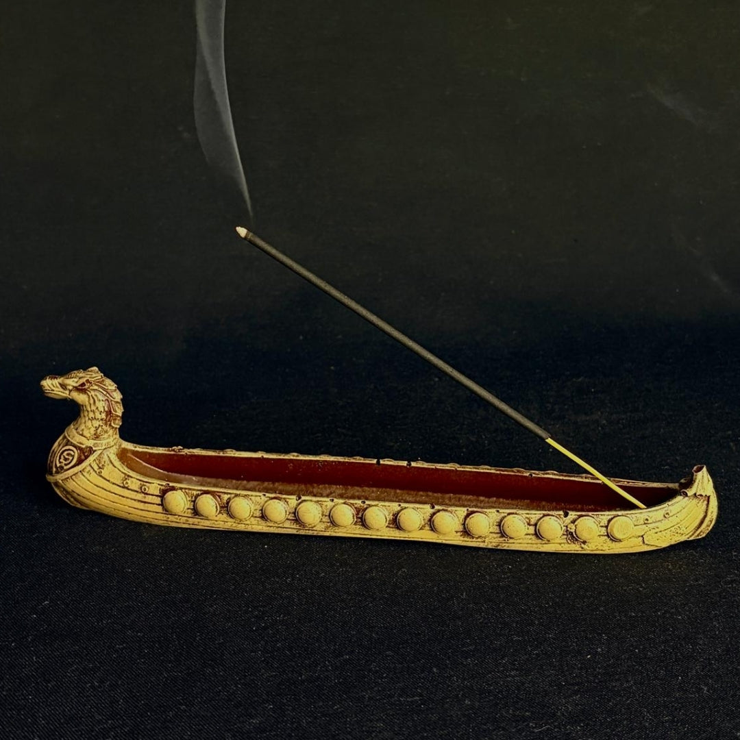 Viking Longship Incense Holder