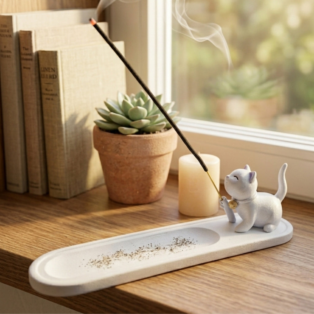 Cat Incense Holder