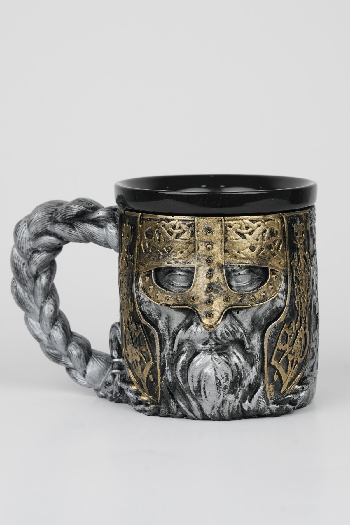 Viking Helmet Mug – Nordic Warrior Collectible Cup