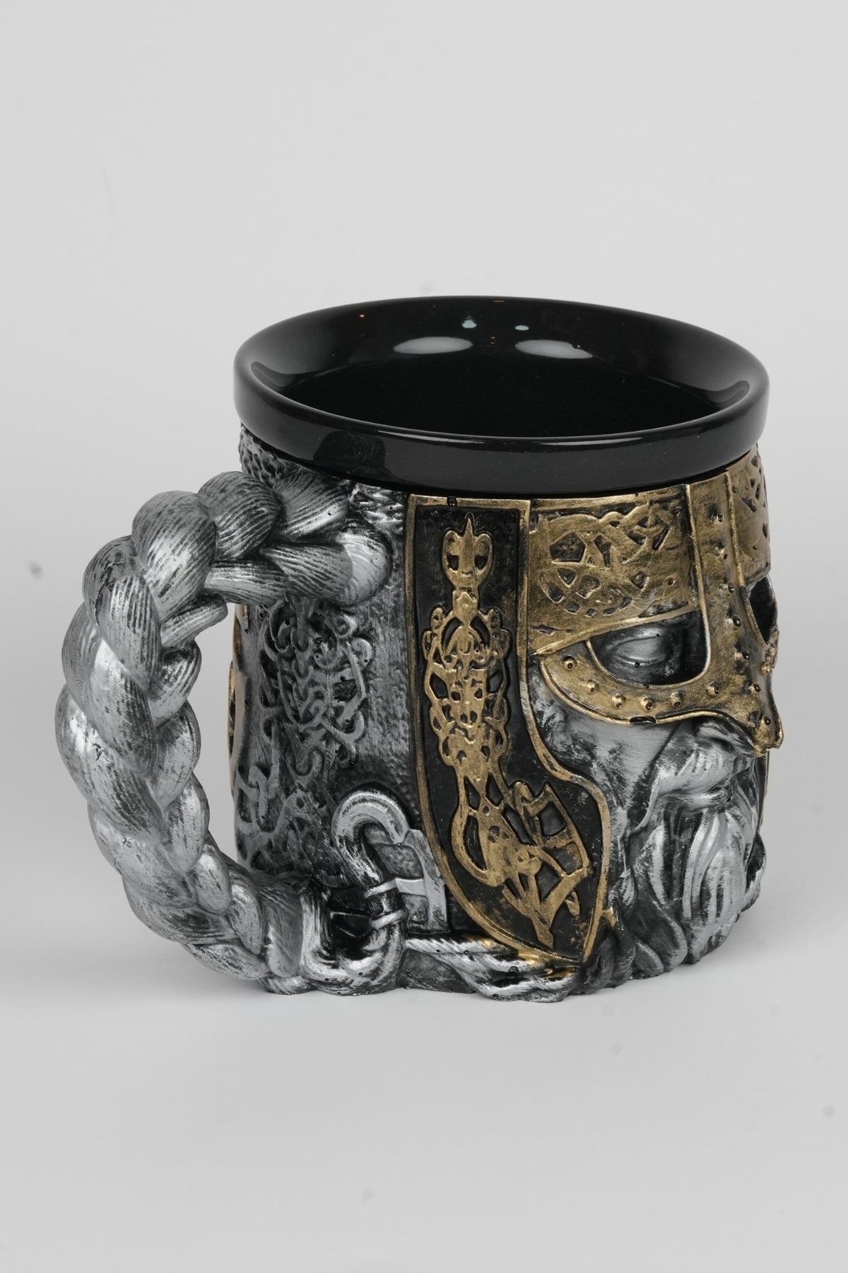 Viking Helmet Mug – Nordic Warrior Collectible Cup