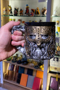 Viking Helmet Mug – Nordic Warrior Collectible Cup