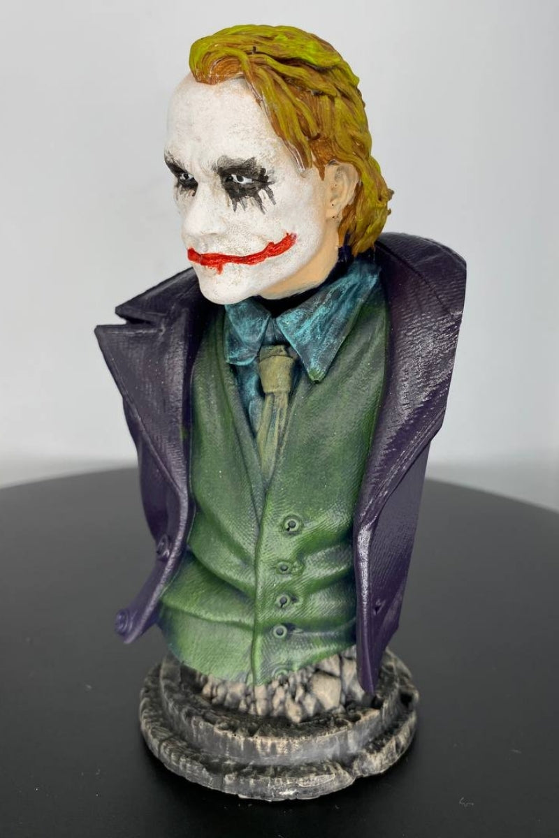 Clown Villain Bust Statue – Comic Movie Collector Figure