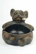 Cute Bulldog Ashtray – Decorative Polyester Design