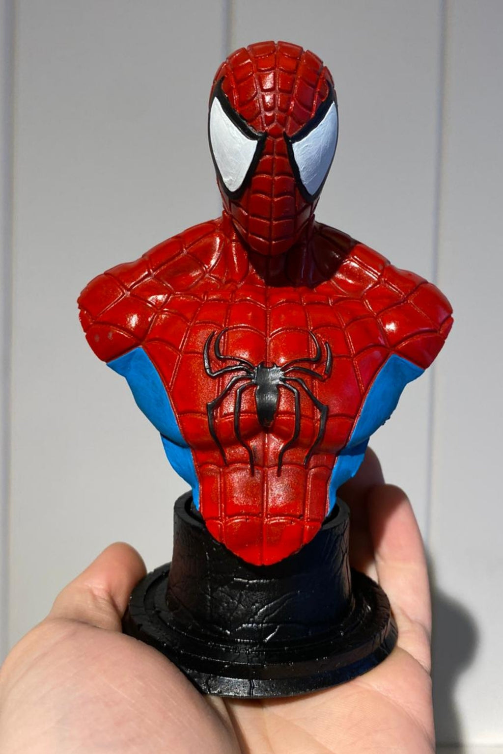 Comic Book Hero Bust – Stylized Resin Collectible