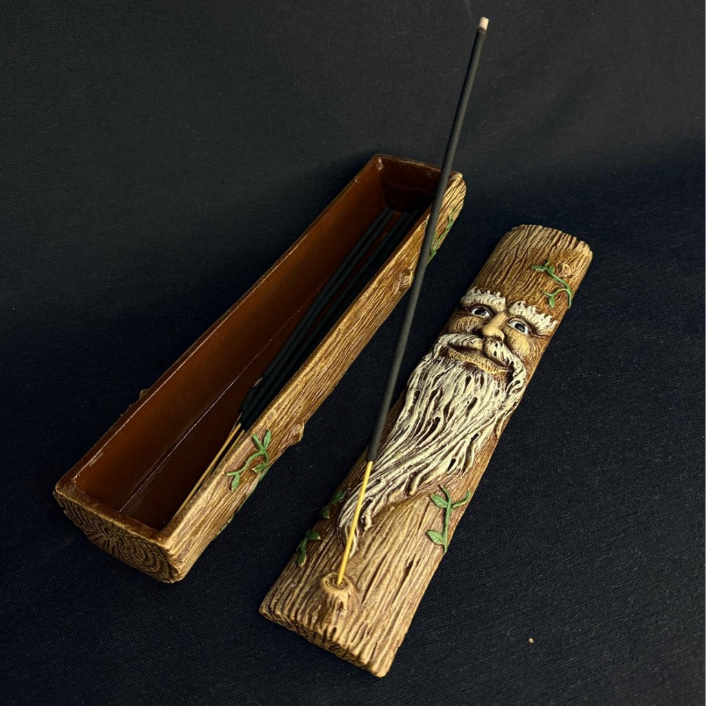 Wise Tree Incense Holder with Storage Compartment