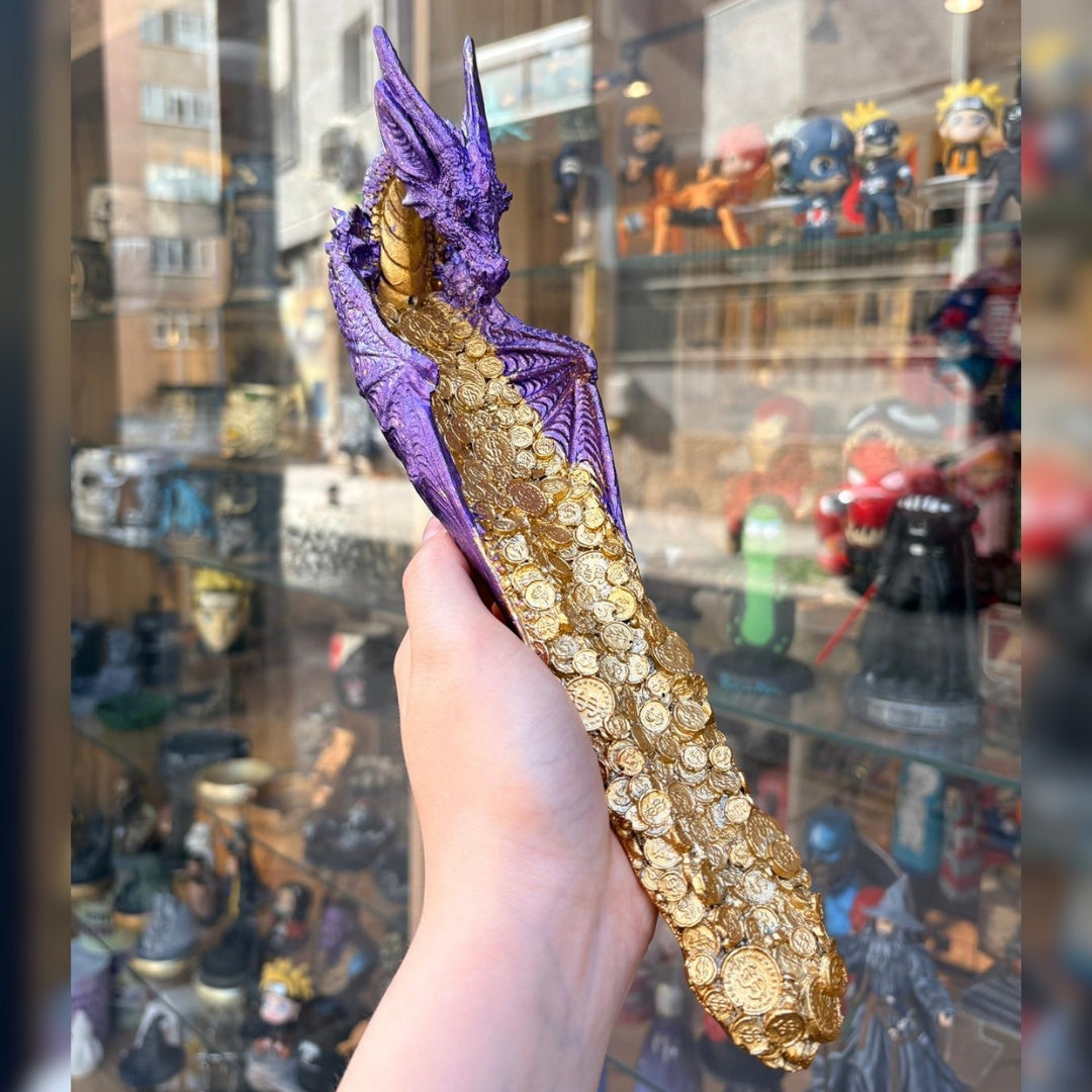 Purple Dragon Hoard Incense Holder