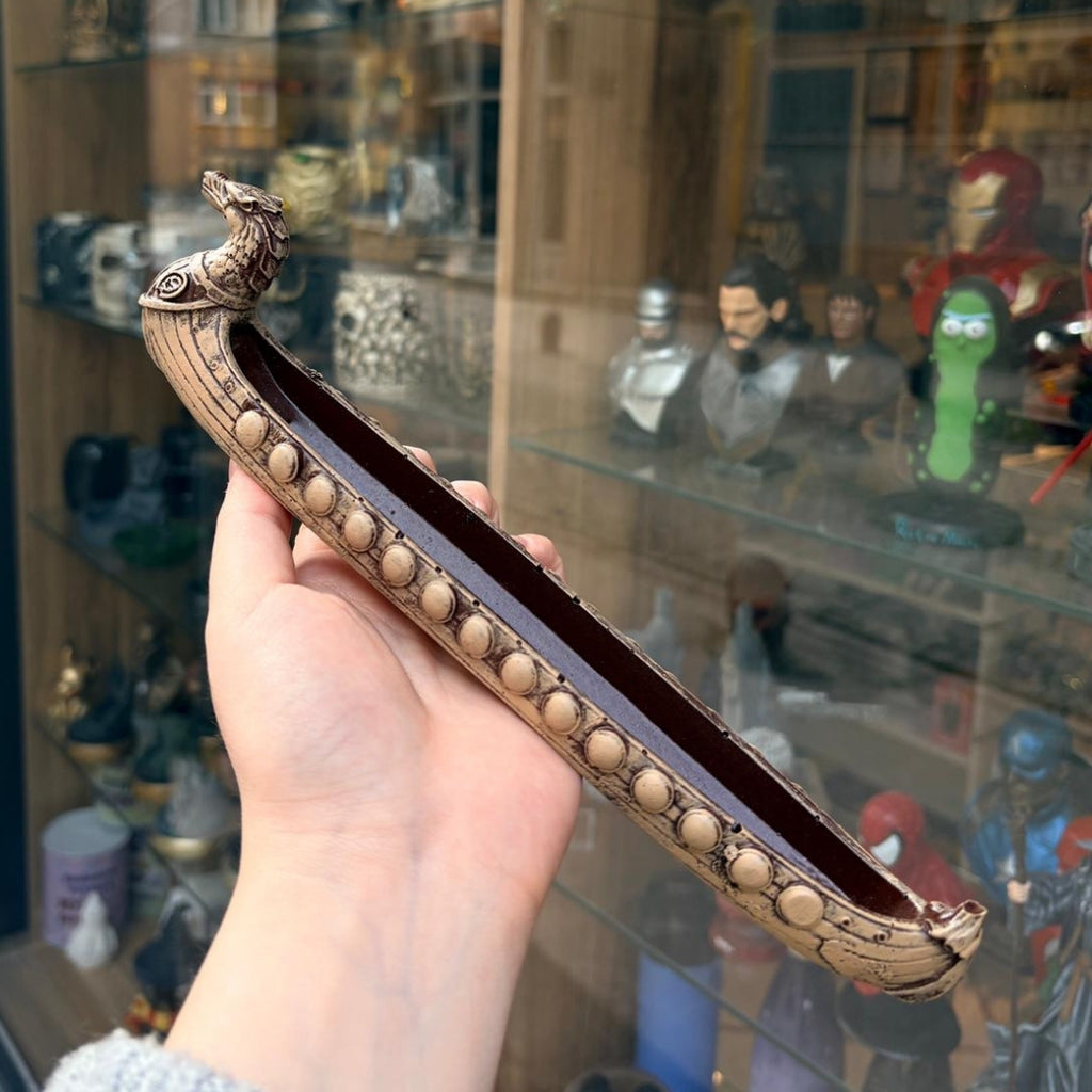 Viking Longship Incense Holder