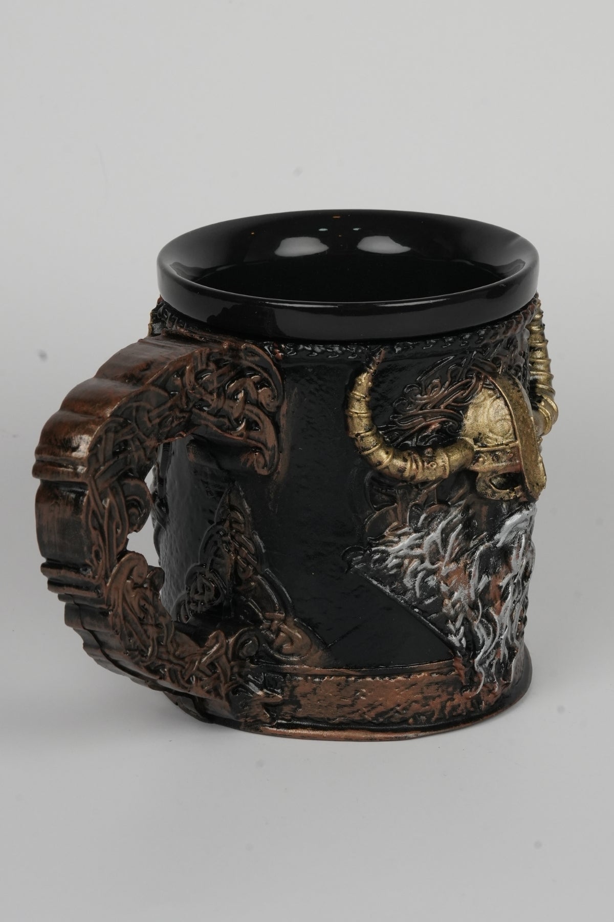 Viking Chief Mug – Norse Warrior Collectible Tankard