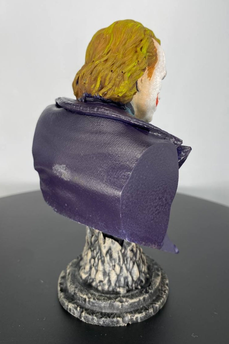 Clown Villain Bust Statue – Comic Movie Collector Figure