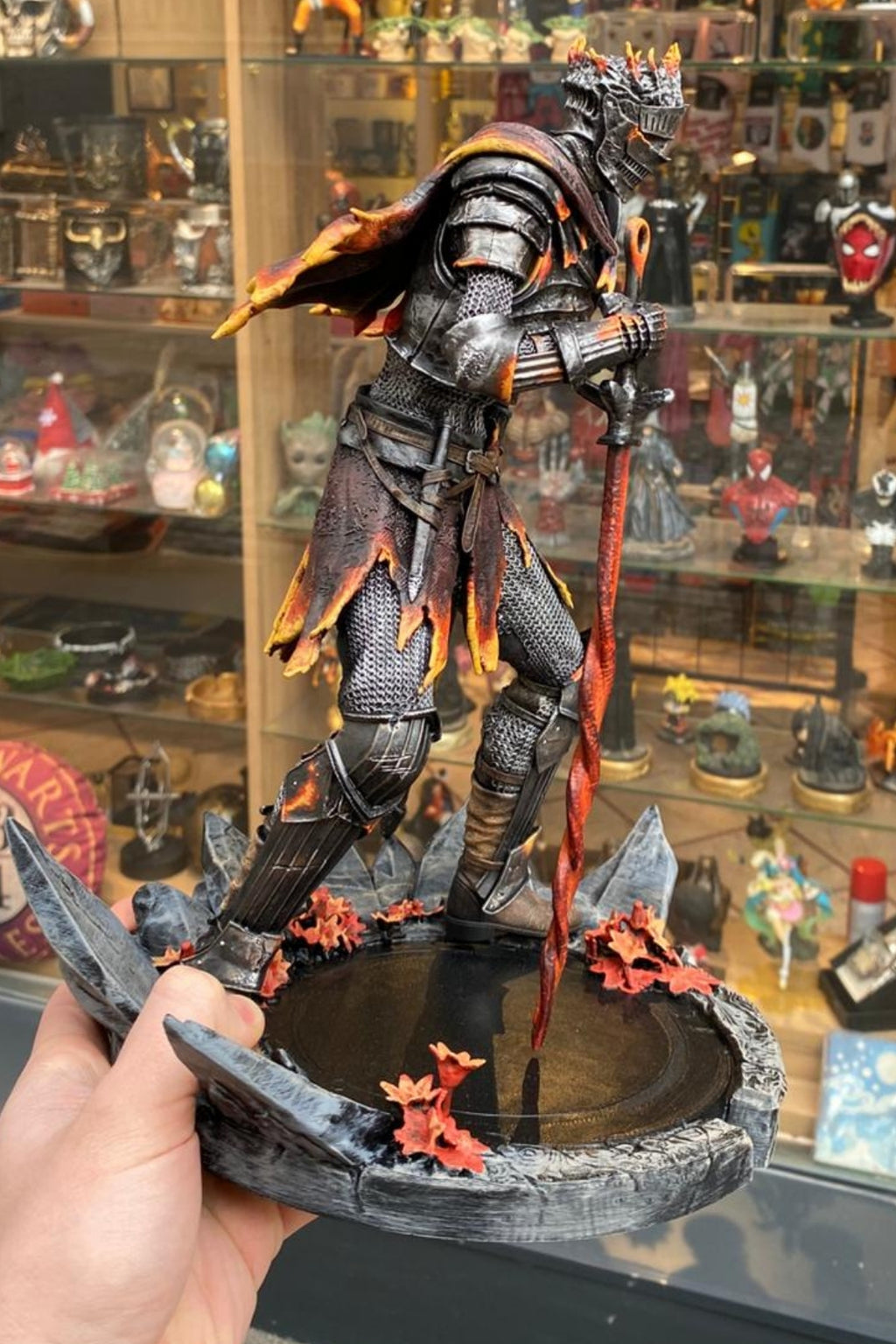 Flame Knight Statue –  Souls Inspired Fantasy Collectible