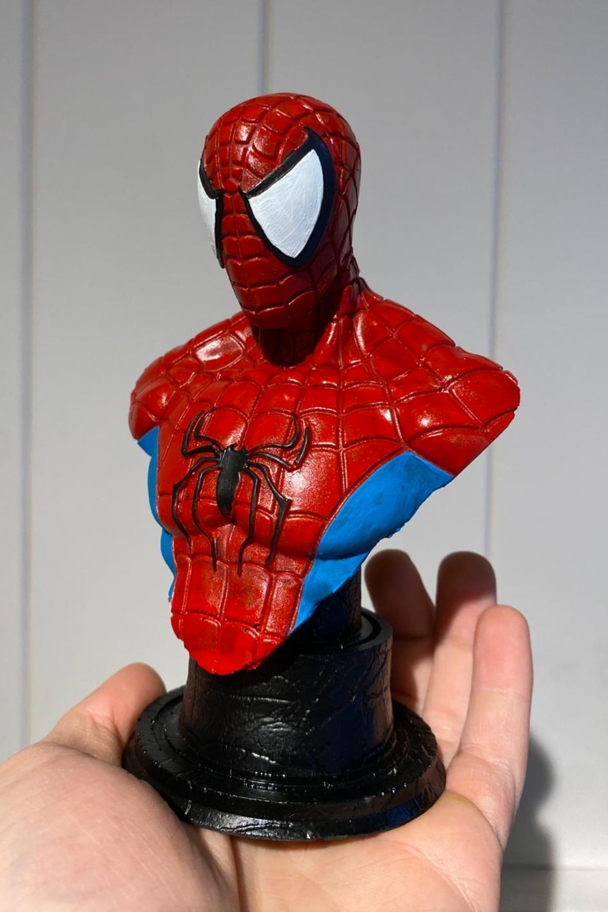 Comic Book Hero Bust – Stylized Resin Collectible