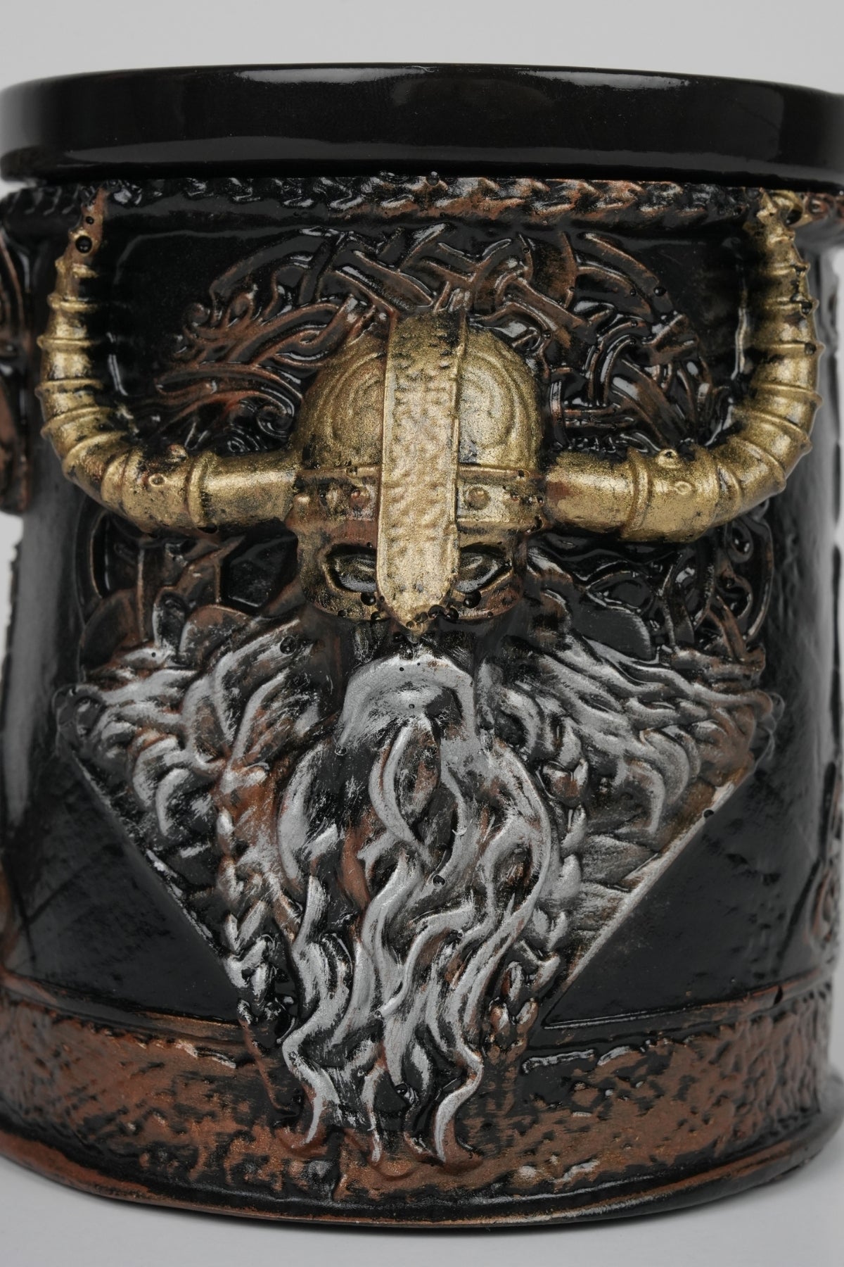 Viking Chief Mug – Norse Warrior Collectible Tankard