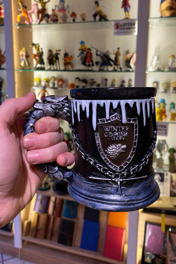 Winter Wolf Mug – Northern Kingdom Fantasy Collectible Cup