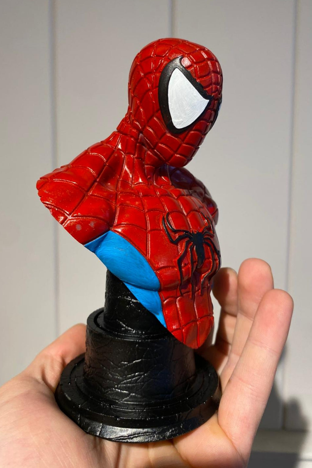 Comic Book Hero Bust – Stylized Resin Collectible
