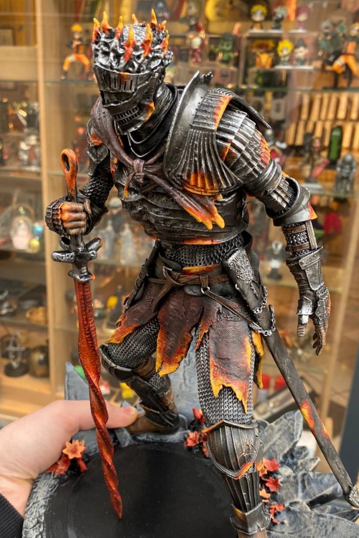 Flame Knight Statue –  Souls Inspired Fantasy Collectible
