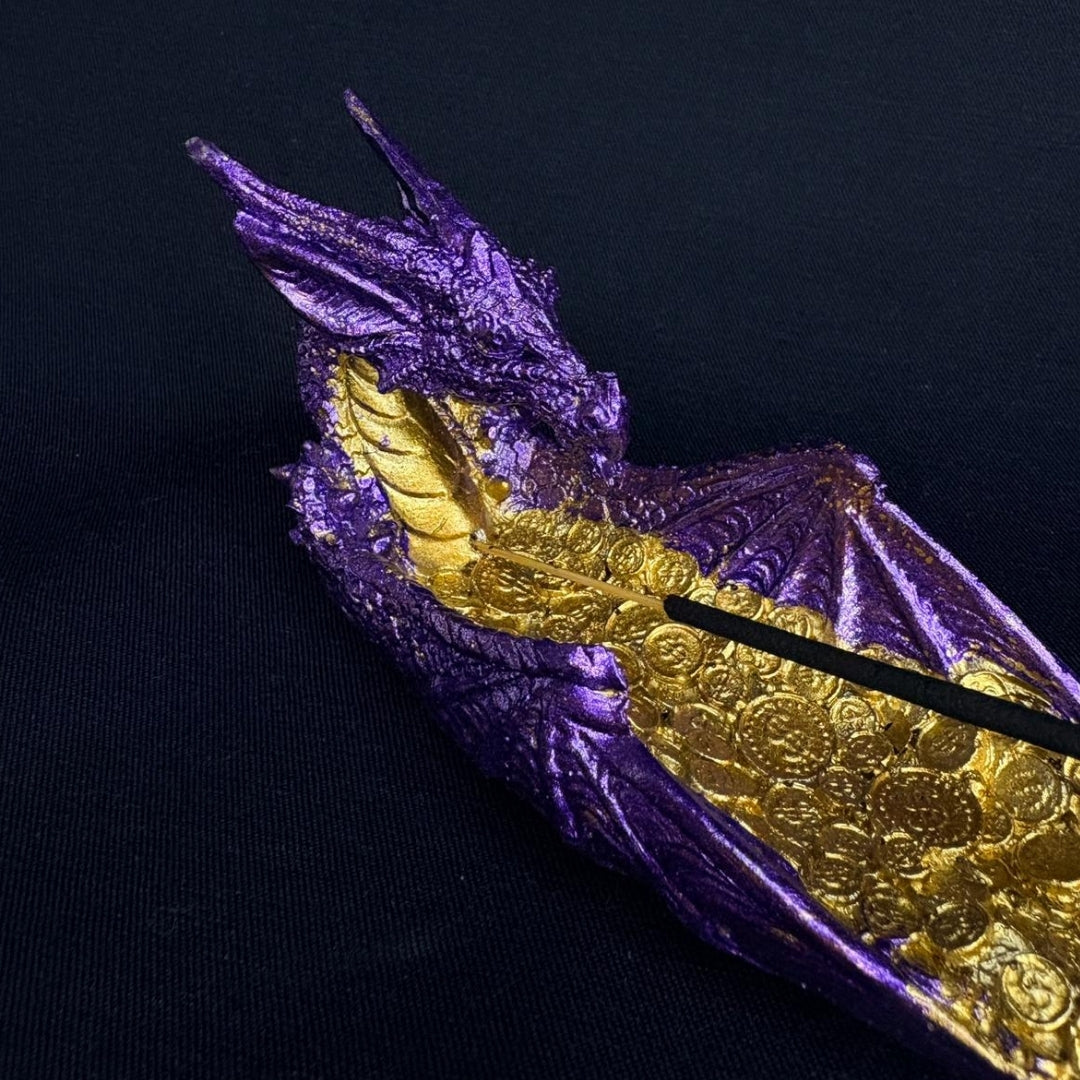 Purple Dragon Hoard Incense Holder