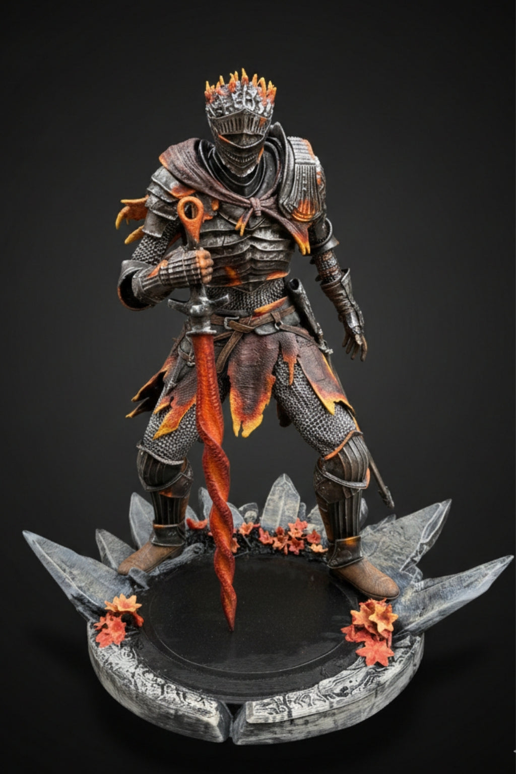Flame Knight Statue –  Souls Inspired Fantasy Collectible