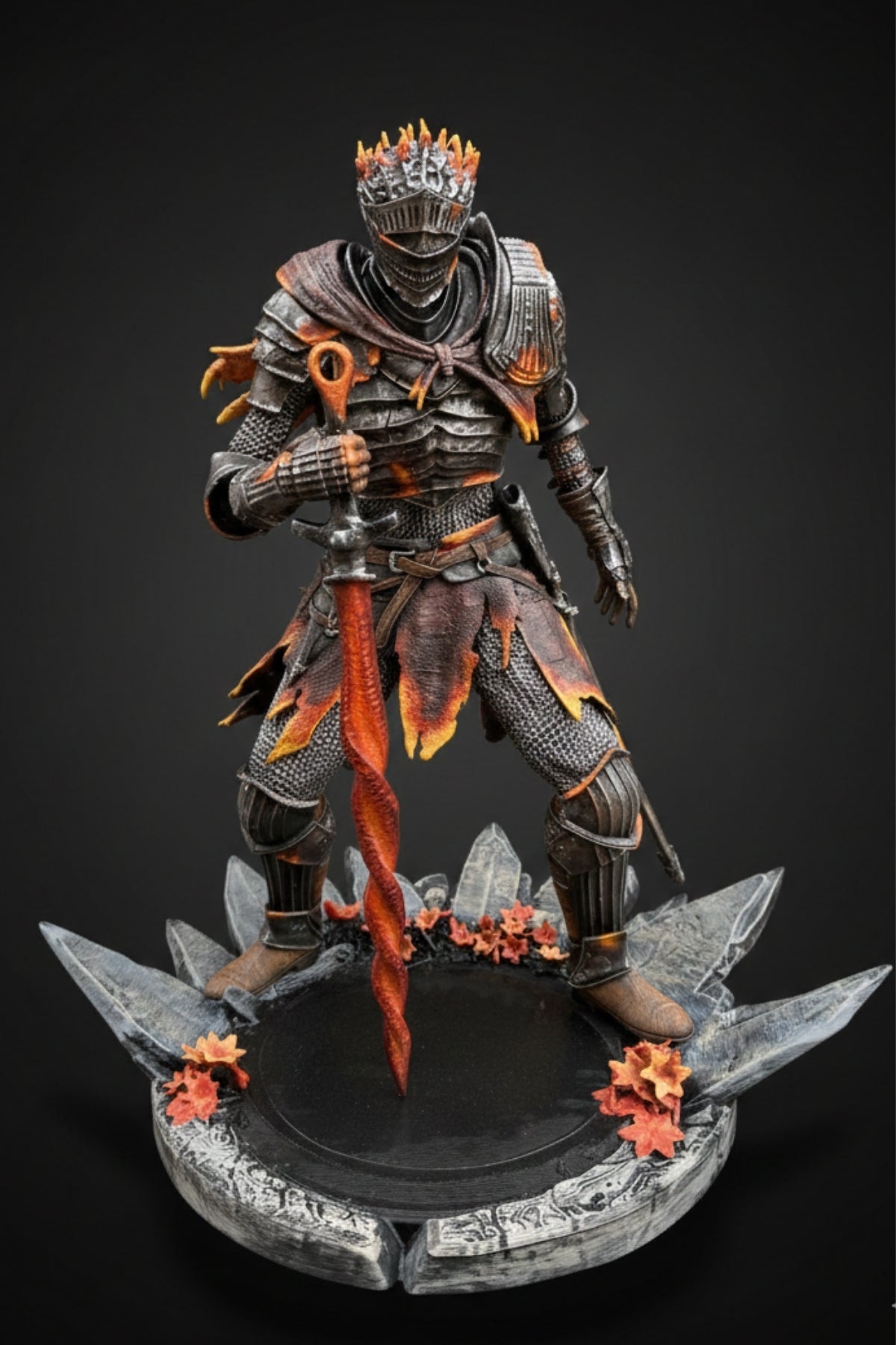 Flame Knight Statue –  Souls Inspired Fantasy Collectible