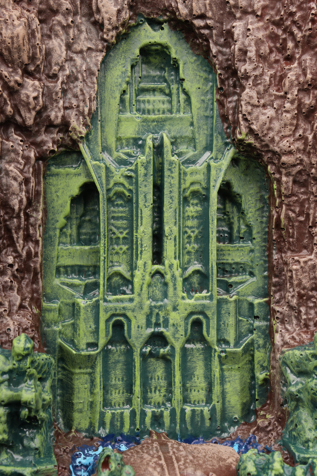 Lonely Mountain Statue-Ancient Fantasy Gate Diorama Statue