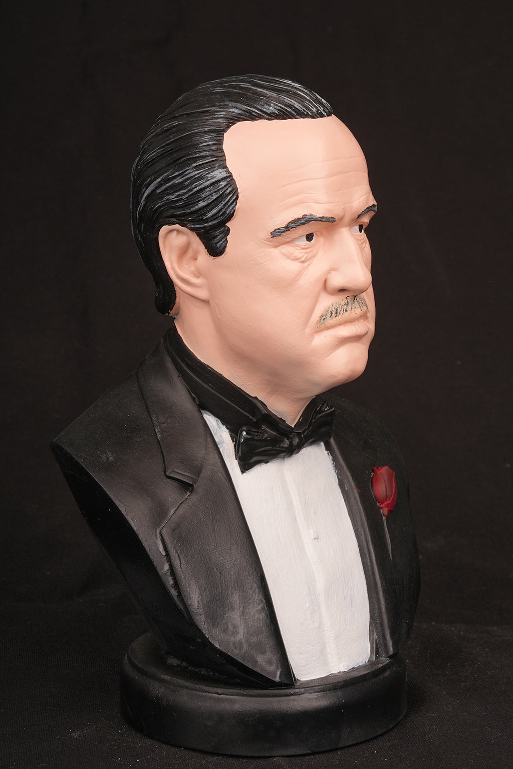 Classic Mafia Boss Bust Statue – Premium Polystone Collectible