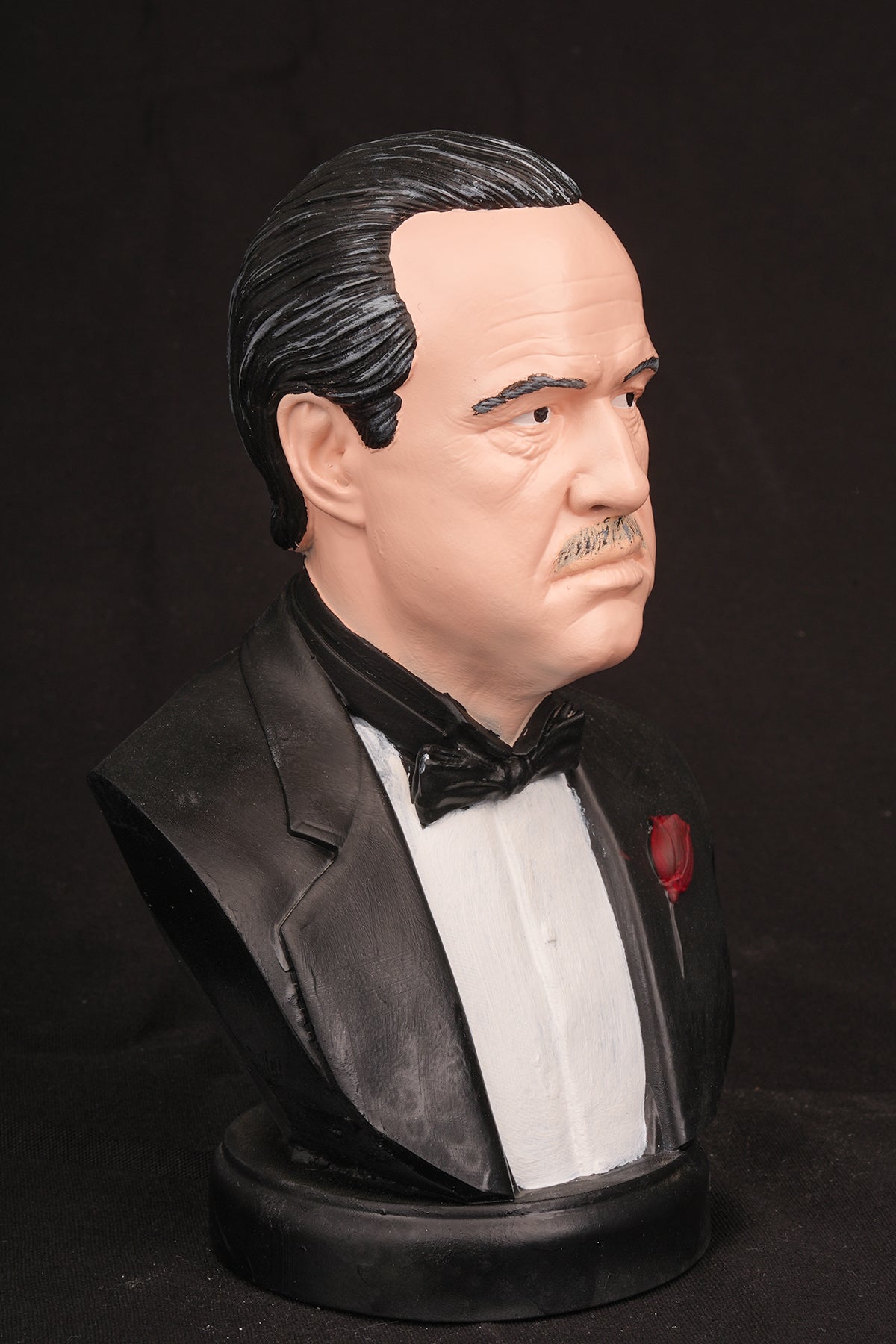 Classic Mafia Boss Bust Statue – Premium Polystone Collectible