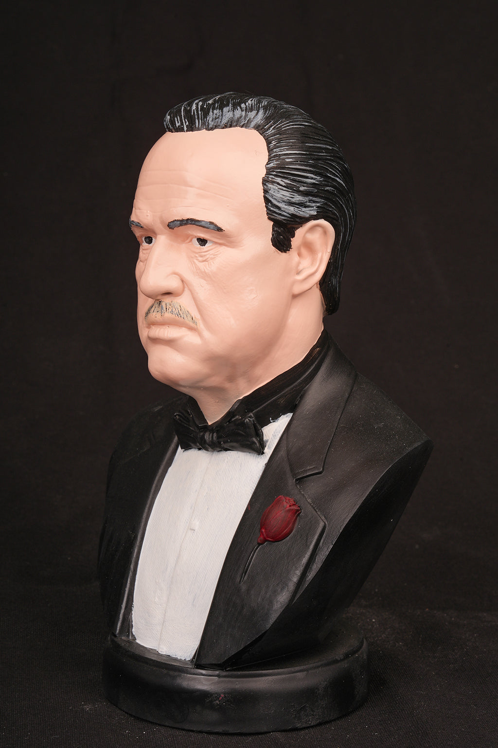 Classic Mafia Boss Bust Statue – Premium Polystone Collectible
